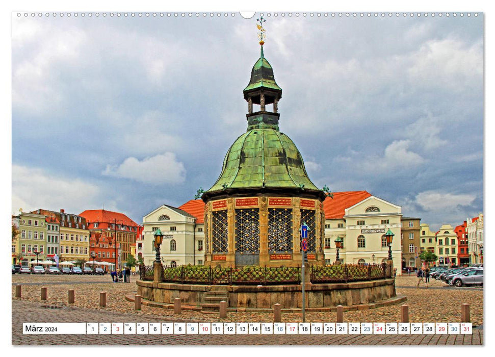 City of Wismar 2024 (CALVENDO wall calendar 2024) 