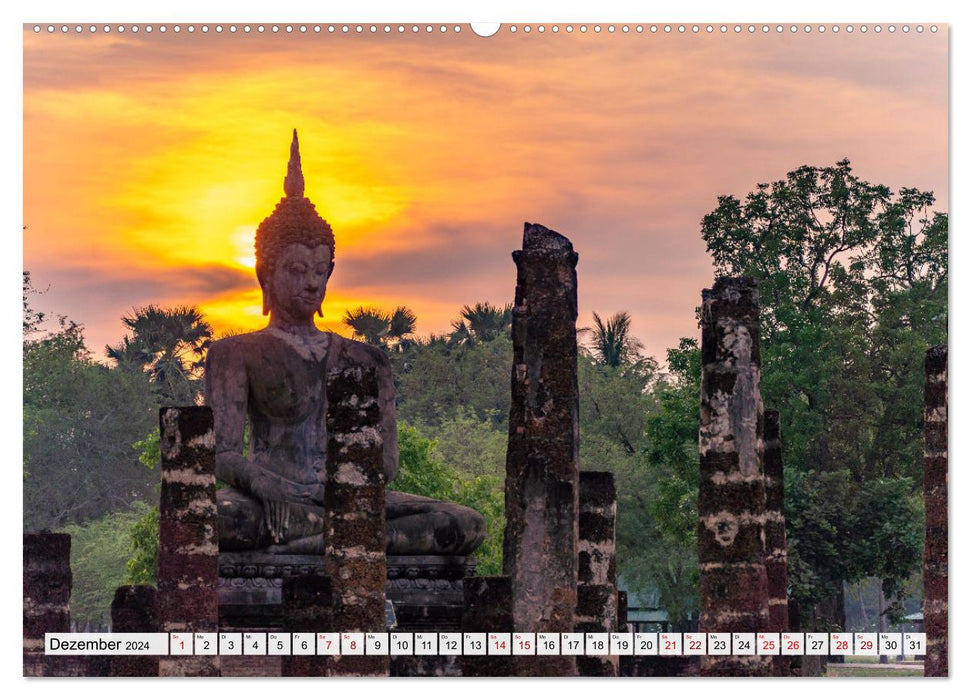 Thailand - World Heritage Sukothai (CALVENDO Premium Wall Calendar 2024) 