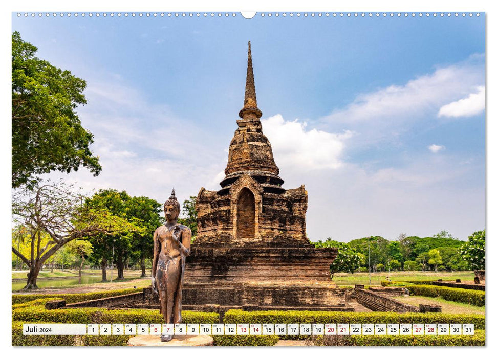 Thailand - Welterbe Sukothai (CALVENDO Premium Wandkalender 2024)