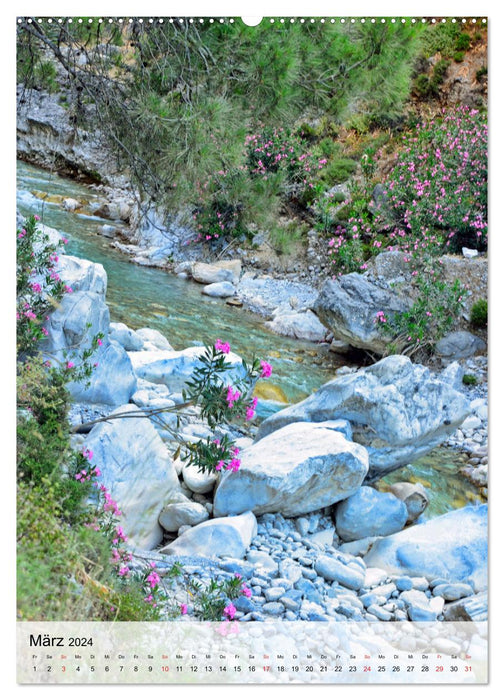Nature experience Samaria Gorge on Crete (CALVENDO wall calendar 2024) 