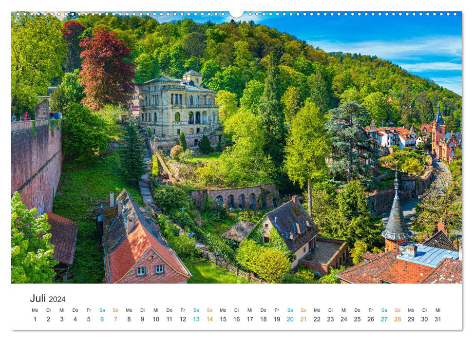 Heidelberg - Stadt der Romantik (CALVENDO Wandkalender 2024)