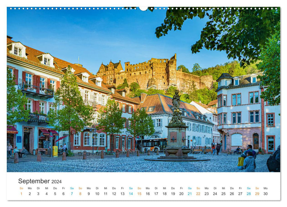 Heidelberg - Stadt der Romantik (CALVENDO Wandkalender 2024)