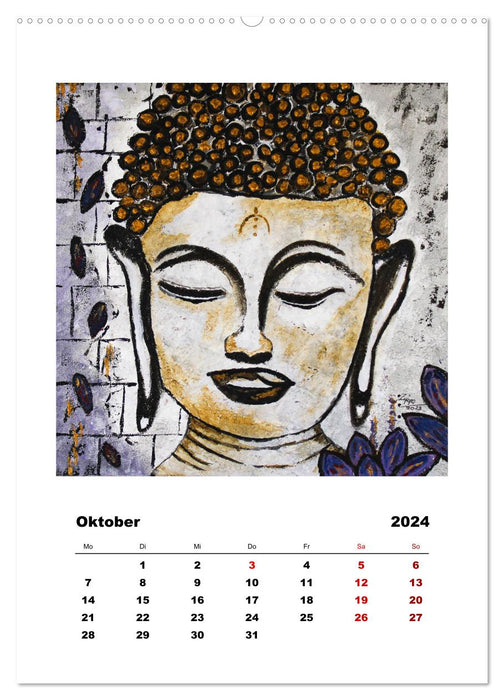 Buddha Relax (CALVENDO Premium Wall Calendar 2024) 