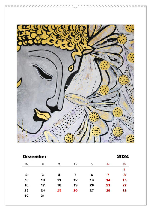 Bouddha Relax (Calvendo Premium Calendrier mural 2024) 