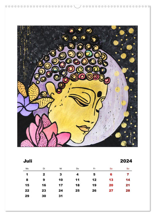 Buddha Relax (CALVENDO Premium Wall Calendar 2024) 