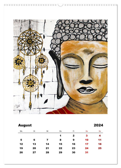 Buddha Relax (CALVENDO Premium Wandkalender 2024)