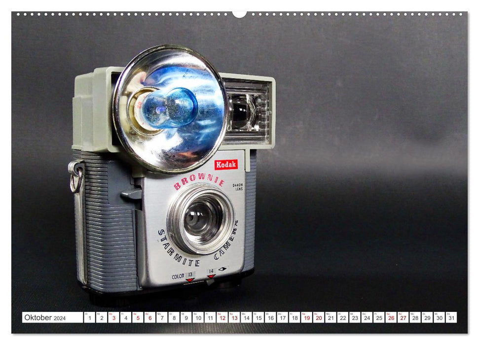 Caméras à soufflet et boîte - souvenirs analogiques (Calendrier mural CALVENDO Premium 2024) 