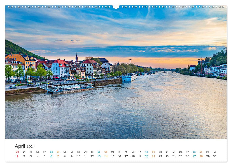 Heidelberg - City of Romance (CALVENDO Premium Wall Calendar 2024) 