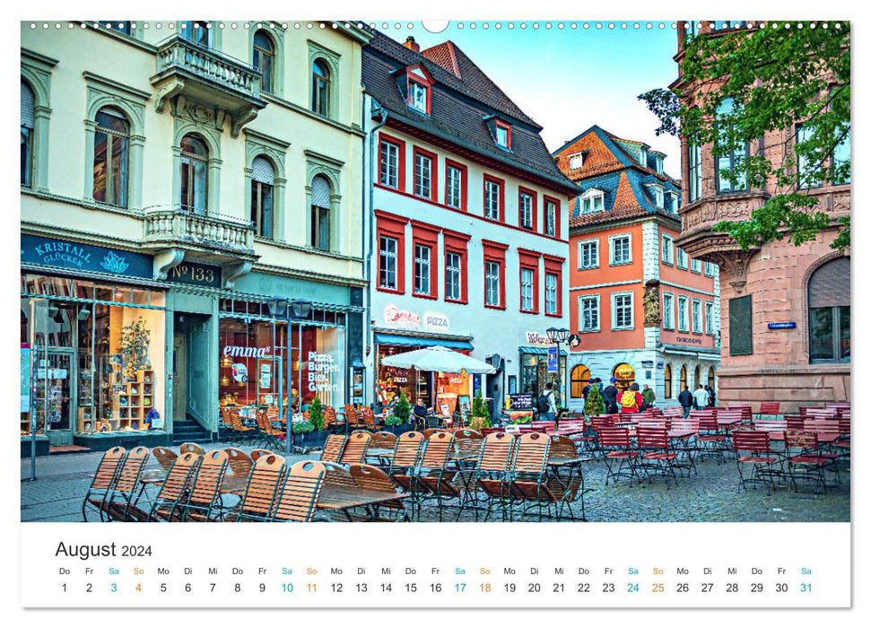 Heidelberg – Ville romantique (Calvendo Premium Calendrier mural 2024) 