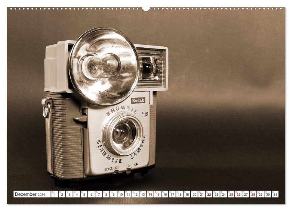 Photo cameras - old and beautiful (CALVENDO wall calendar 2024) 