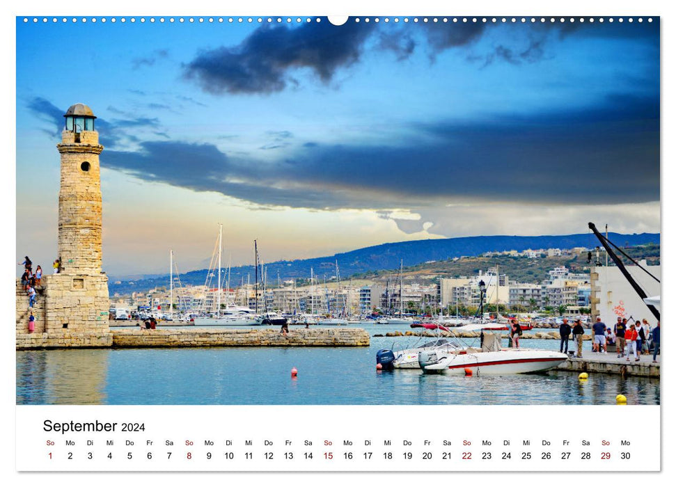 Le nord enchanteur de la Crète (Calvendo Premium Wall Calendar 2024) 