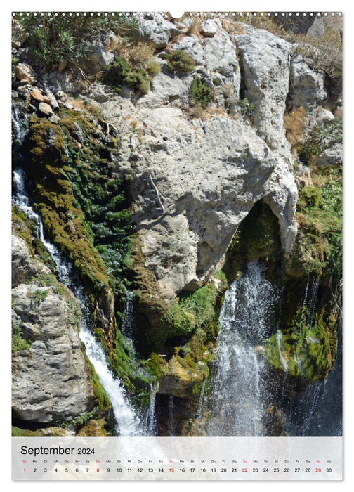 Fascination of Crete. Hike through the Kourtaliotiko Gorge (CALVENDO Premium Wall Calendar 2024) 