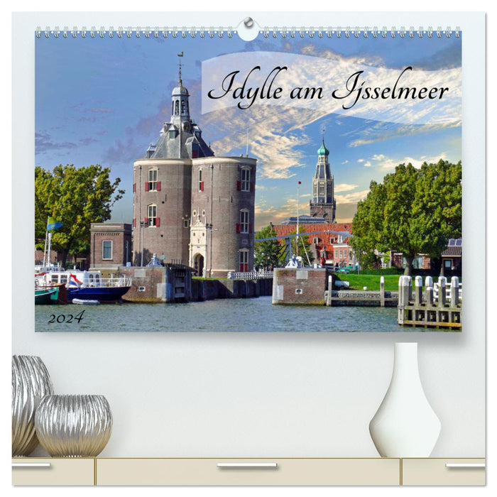 Idylle à l'IJsselmeer (Calendrier mural CALVENDO Premium 2024) 