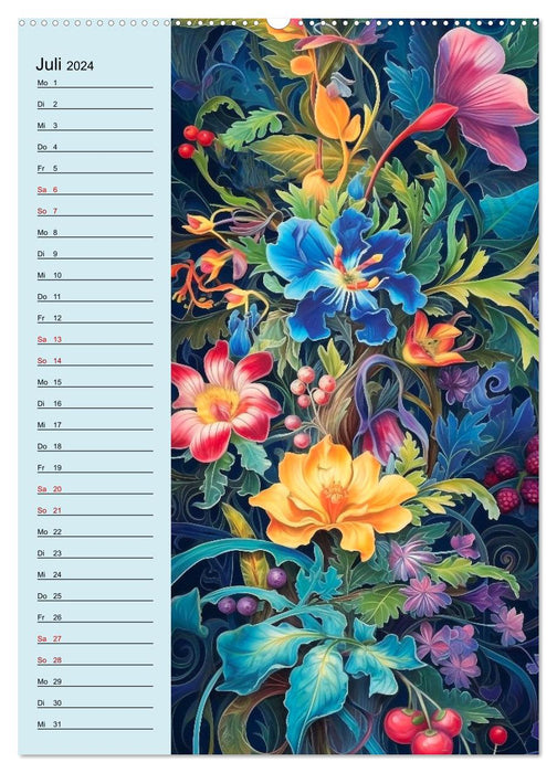 Blütenarrangements (CALVENDO Wandkalender 2024)