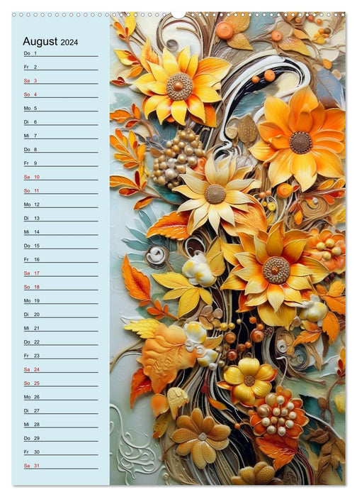 Flower arrangements (CALVENDO wall calendar 2024) 