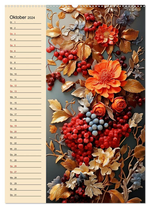 Blütenarrangements (CALVENDO Premium Wandkalender 2024)