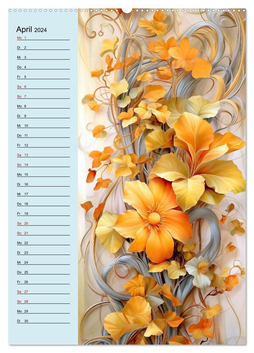 Flower arrangements (CALVENDO Premium Wall Calendar 2024) 