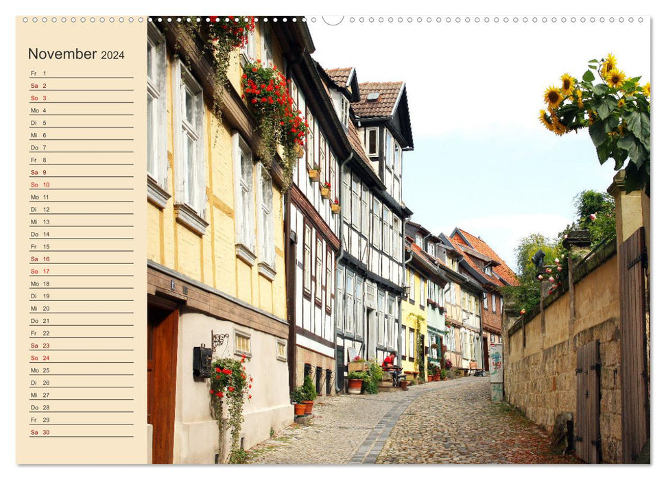 Quedlinburg und Gernrode (CALVENDO Premium Wandkalender 2024)
