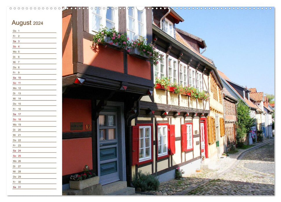 Quedlinburg and Gernrode (CALVENDO Premium Wall Calendar 2024) 