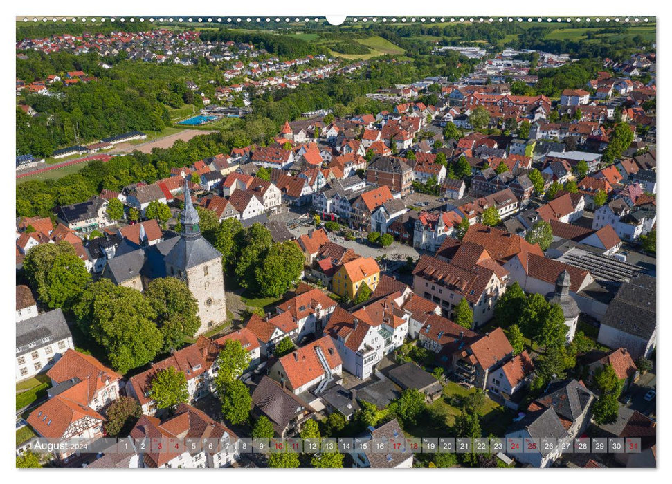 Ein Blick auf Büren in Westfalen (CALVENDO Premium Wandkalender 2024)