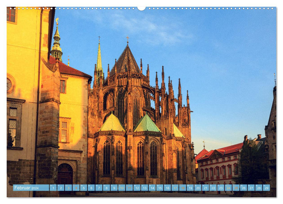Der Hradschin von Prag (CALVENDO Wandkalender 2024)
