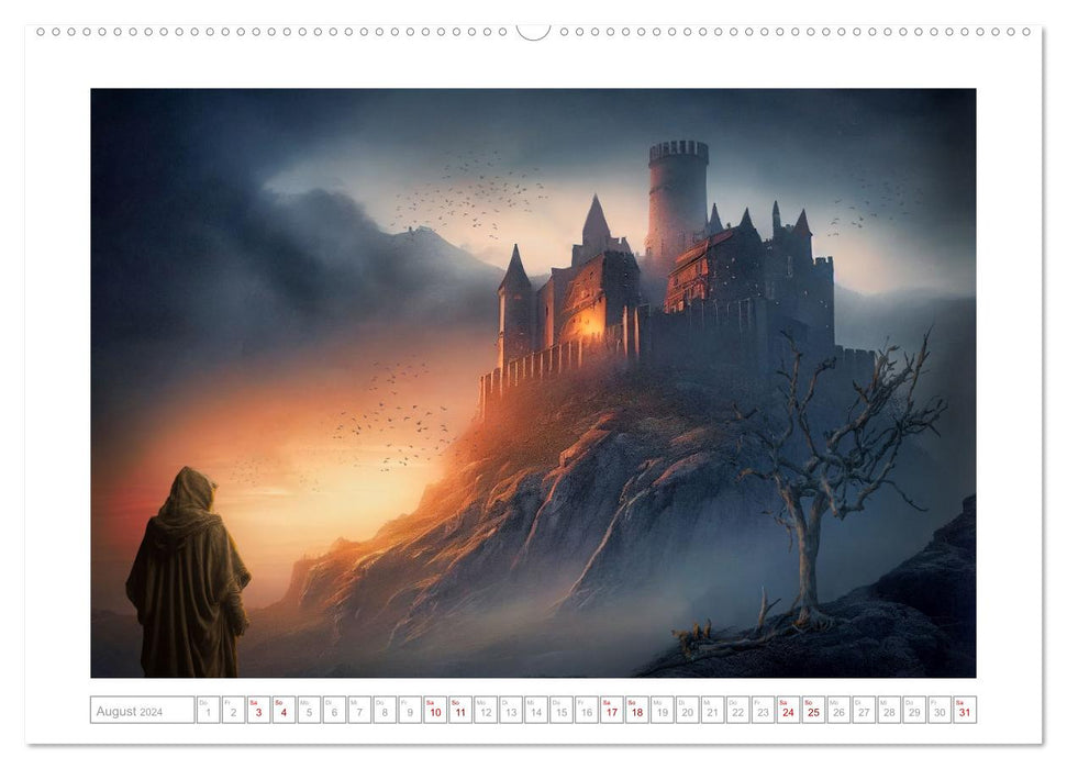 Die Reise des Magiers (CALVENDO Premium Wandkalender 2024)