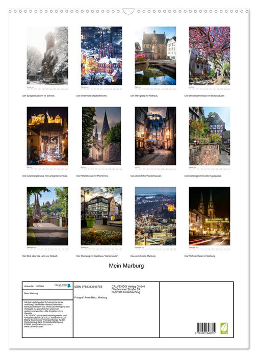 My Marburg (CALVENDO wall calendar 2024) 