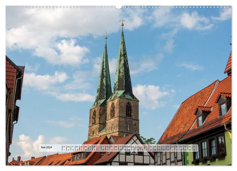 Historical Quedlinburg - Saxony-Anhalt (CALVENDO wall calendar 2024) 