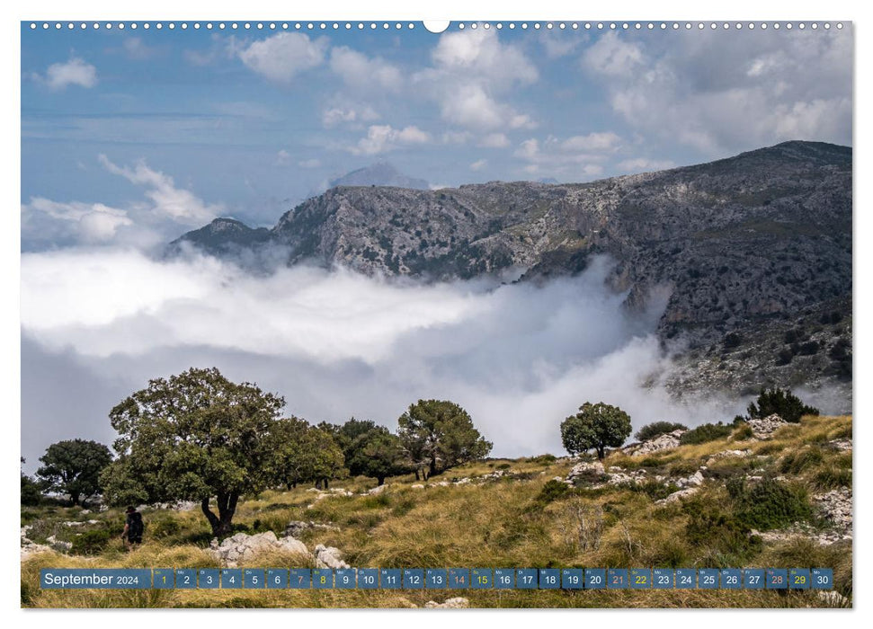 Le monde fascinant des montagnes de Majorque (calendrier mural CALVENDO 2024) 