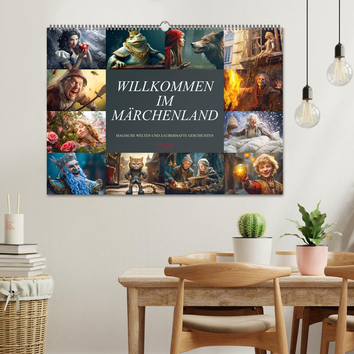 Welcome to fairytale land (CALVENDO wall calendar 2024) 