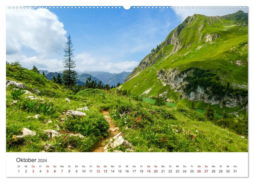 Oberstdorf - Bergparadies in den Alpen (CALVENDO Wandkalender 2024)