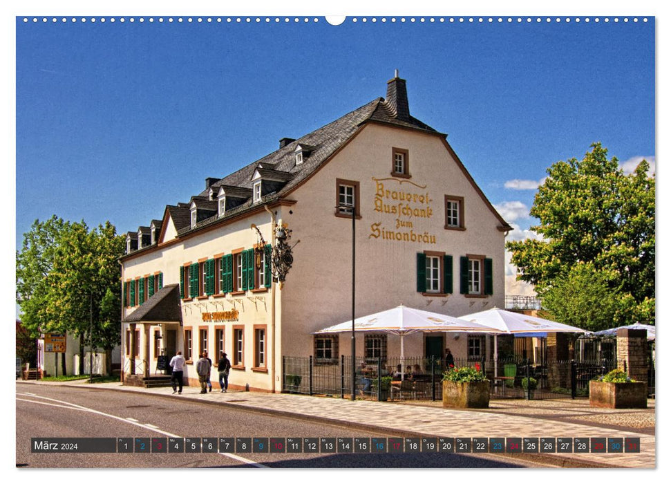 Stadtansichten Bitburg, die Bierstadt in der Südeifel (CALVENDO Wandkalender 2024)
