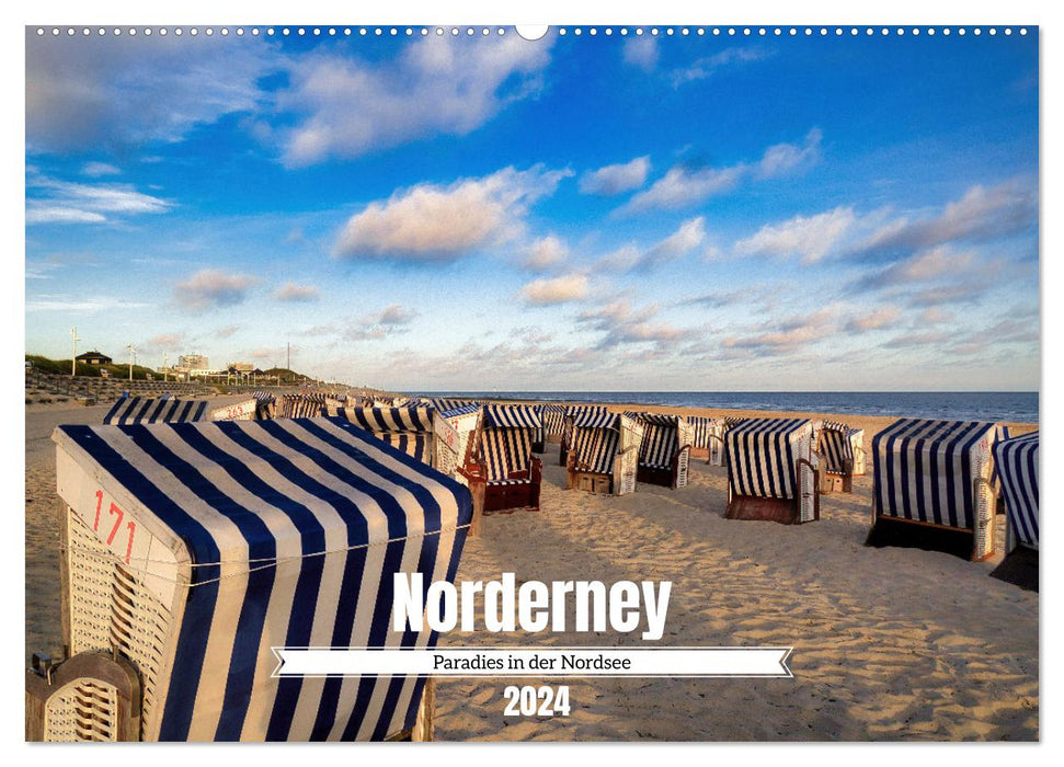 Norderney Paradies in der Nordsee (CALVENDO Wandkalender 2024)