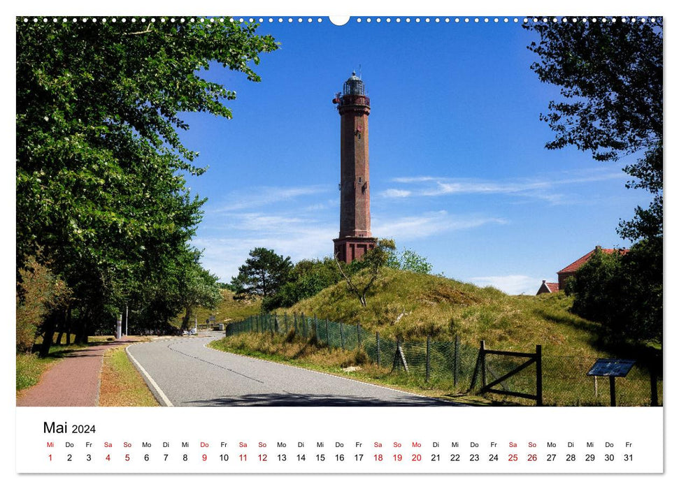 Norderney Paradies in der Nordsee (CALVENDO Wandkalender 2024)