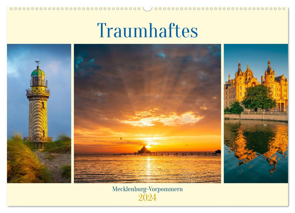 Fantastic Mecklenburg-Western Pomerania (CALVENDO wall calendar 2024) 
