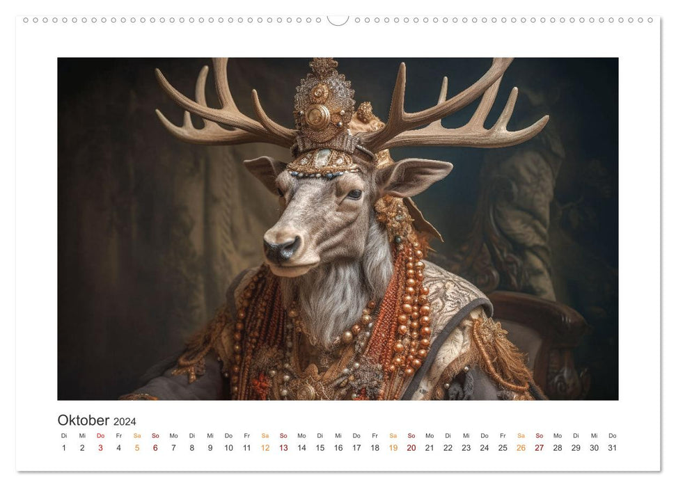 Animal - Royal (CALVENDO Premium Wall Calendar 2024) 