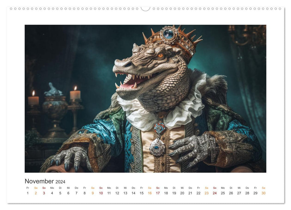 Animal - Royal (CALVENDO Premium Wall Calendar 2024) 