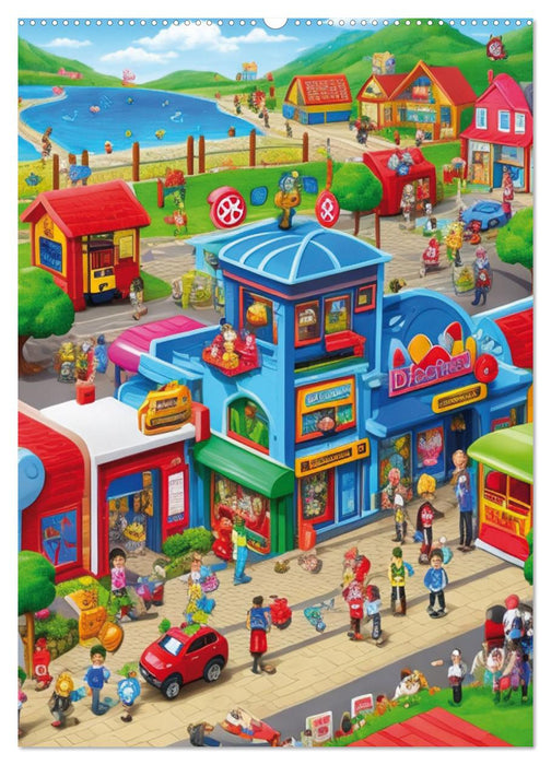total plemplem und Quatsch Kinderkalender (CALVENDO Premium Wandkalender 2024)