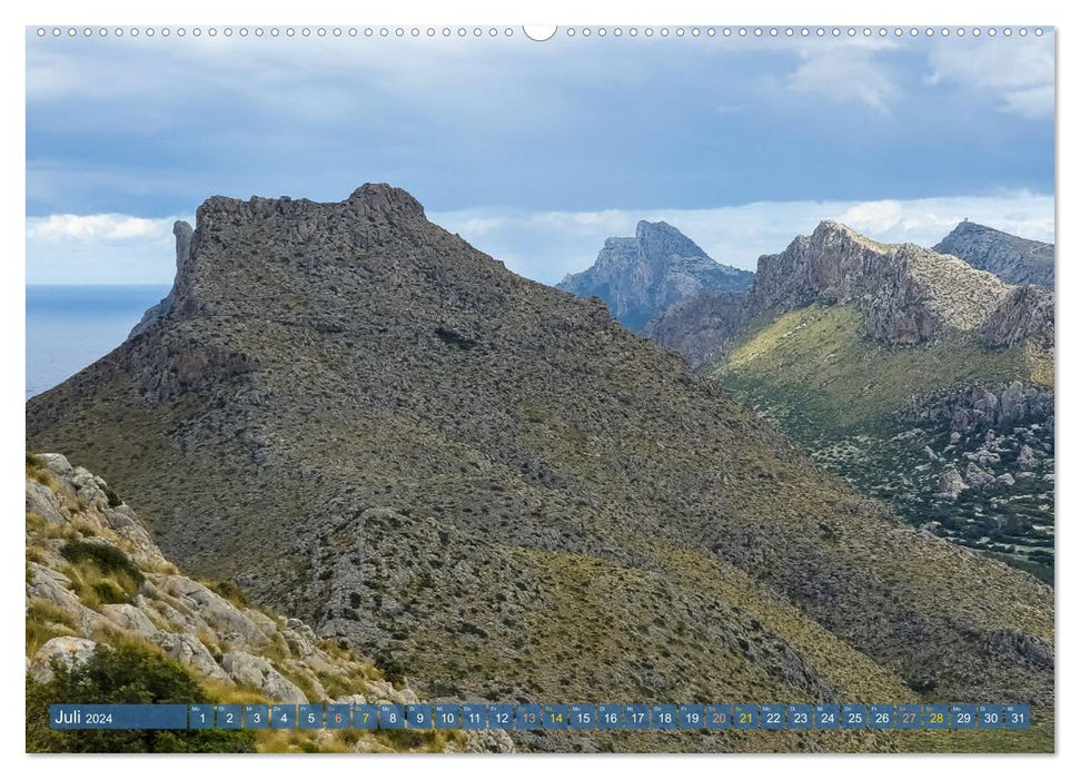 Mallorca's fascinating mountain world (CALVENDO Premium Wall Calendar 2024) 