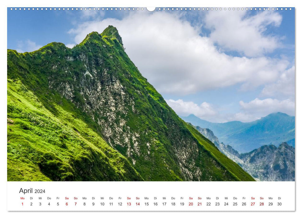 Oberstdorf - Bergparadies in den Alpen (CALVENDO Premium Wandkalender 2024)