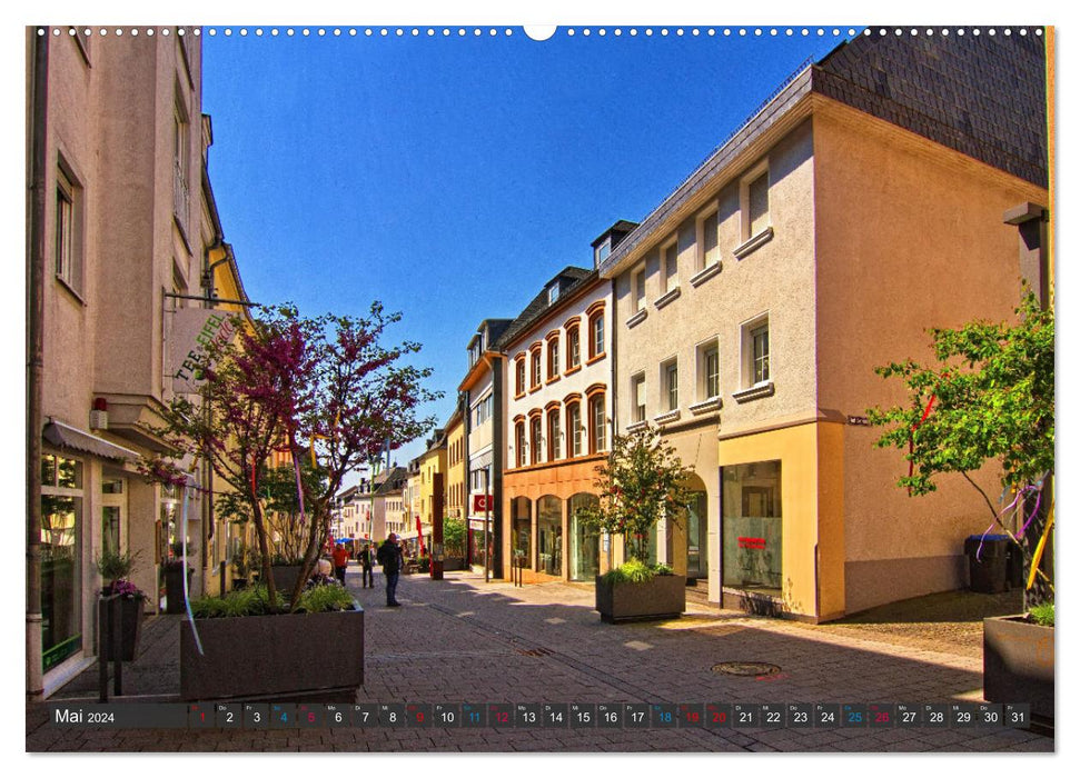 Stadtansichten Bitburg, die Bierstadt in der Südeifel (CALVENDO Premium Wandkalender 2024)