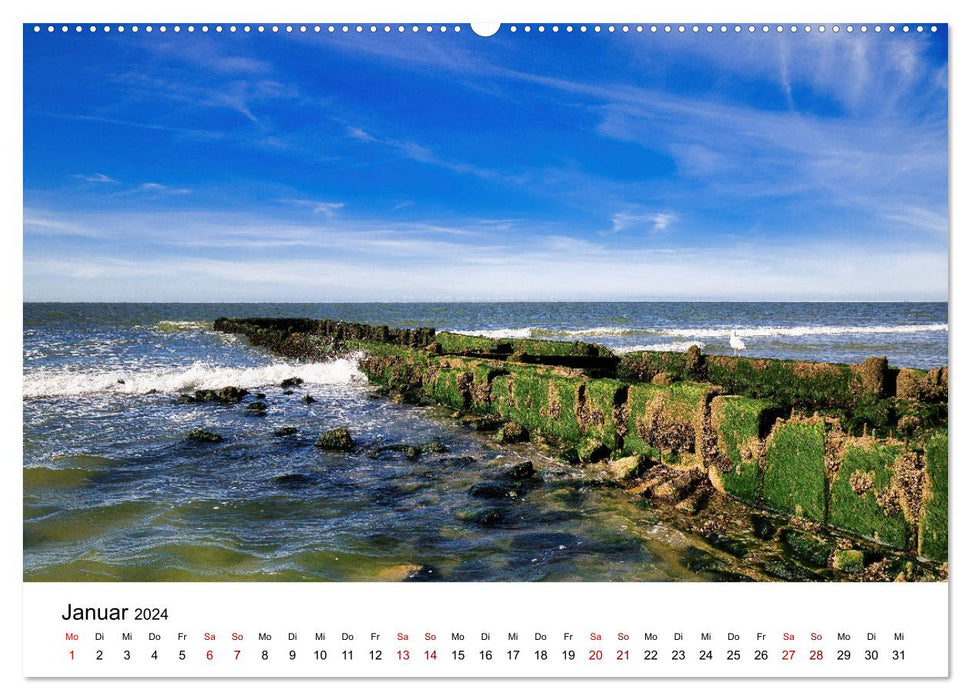 Norderney Paradies in der Nordsee (CALVENDO Premium Wandkalender 2024)