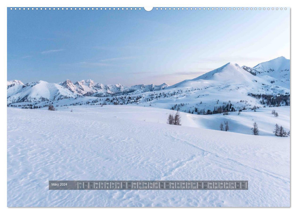 Berge 2024 - Steiermark und Oberösterreich (CALVENDO Premium Wandkalender 2024)