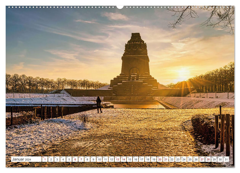Leipzig Kalender 2024 (CALVENDO Premium Wandkalender 2024)