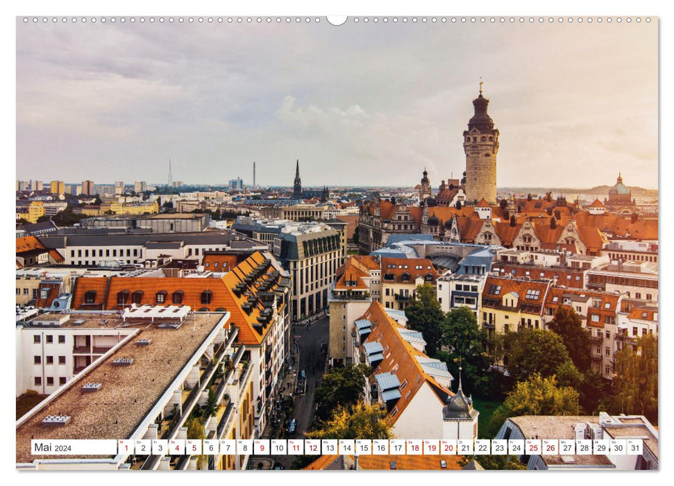 Leipzig Kalender 2024 (CALVENDO Premium Wandkalender 2024)
