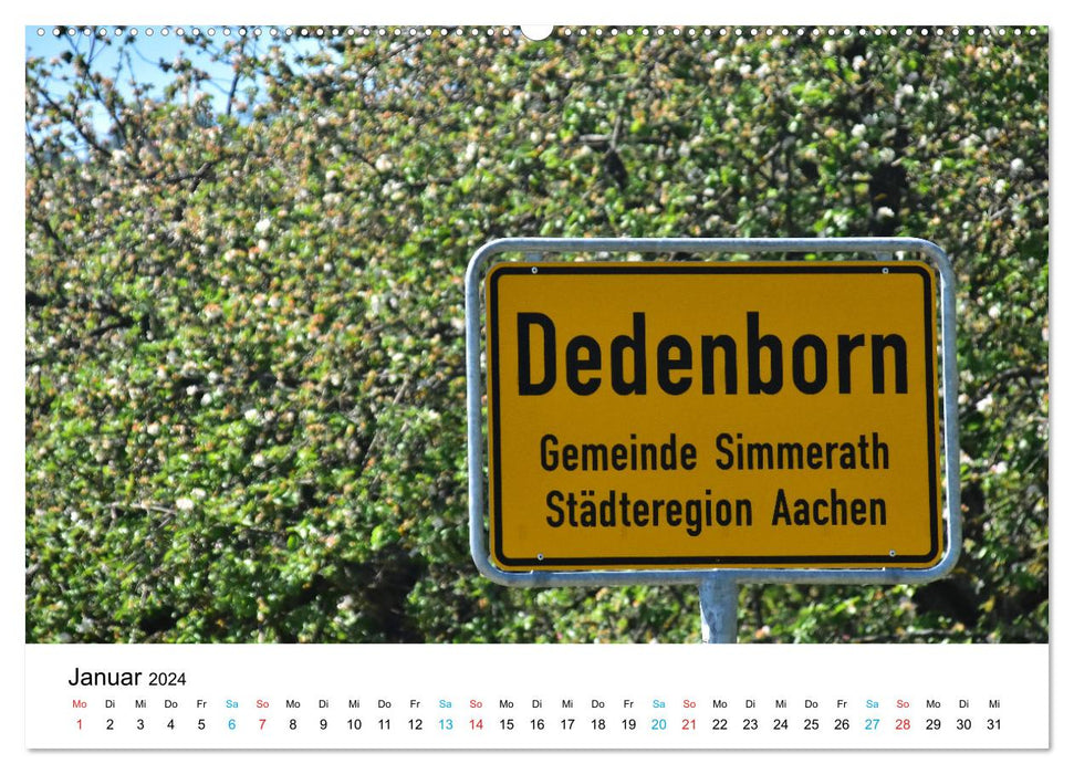 Dedenborn in der Eifel (CALVENDO Wandkalender 2024)