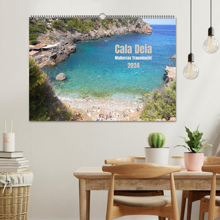 Cala Deia - Mallorcas Traumbucht (CALVENDO Wandkalender 2024)