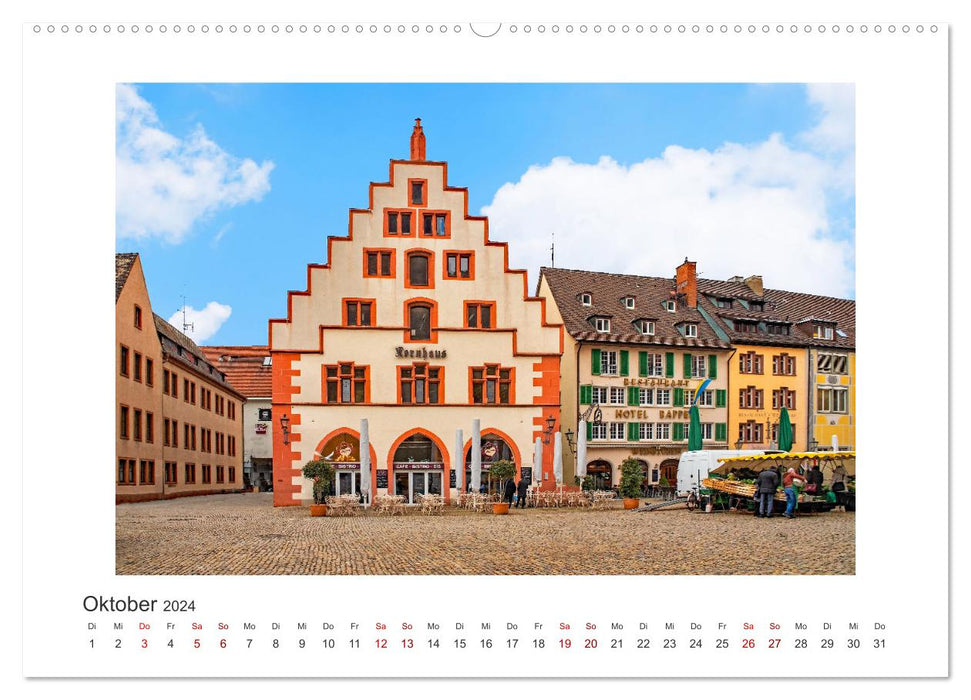 Freiburg - Breisgau Metropolis (CALVENDO wall calendar 2024) 