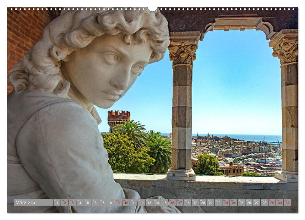 Die zeitlose Schönheit von Genua (CALVENDO Wandkalender 2024)