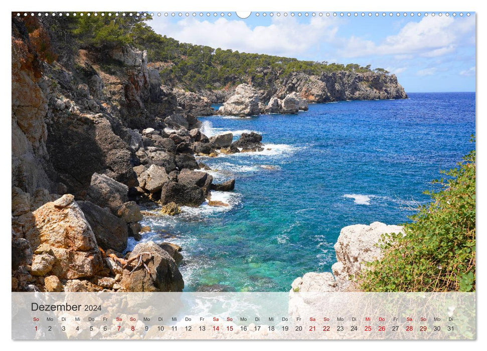 Cala Deia - Mallorcas Traumbucht (CALVENDO Premium Wandkalender 2024)